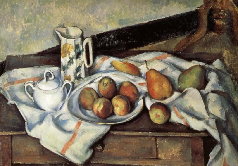 Paul Cezanne Pear and peach china oil painting image